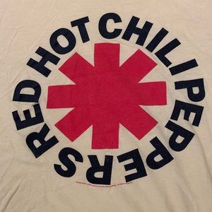 Yellow Red Hot Chili Peppers T-shirt